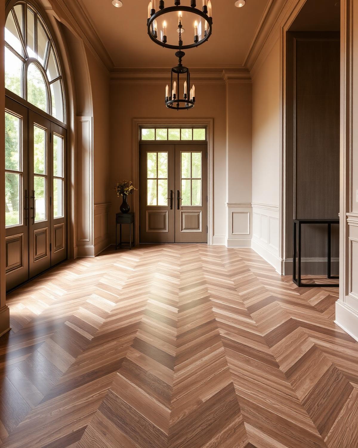 Chevron d'entrée